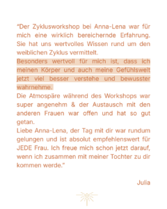 Zyklusworkshop feedback2
